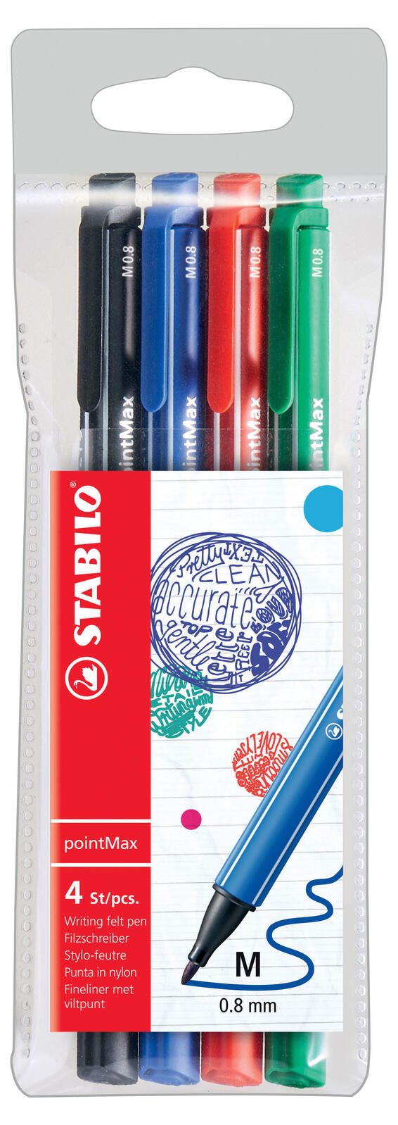STABILO Filzstifte Mehrfarbig 0.8 mm