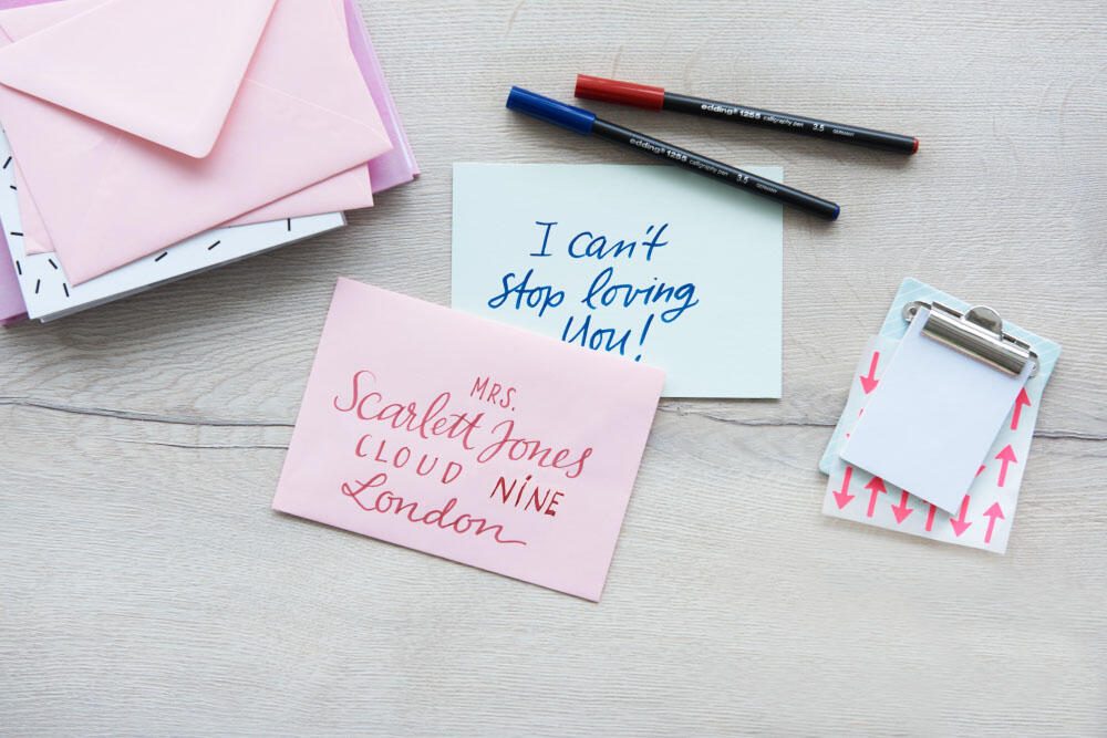 edding Filzstifte Schwarz 2.0 + 3.5 + 5.0 mm