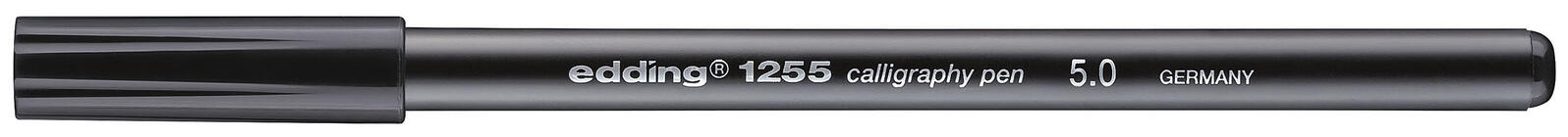 edding Filzstifte Schwarz 2.0 + 3.5 + 5.0 mm