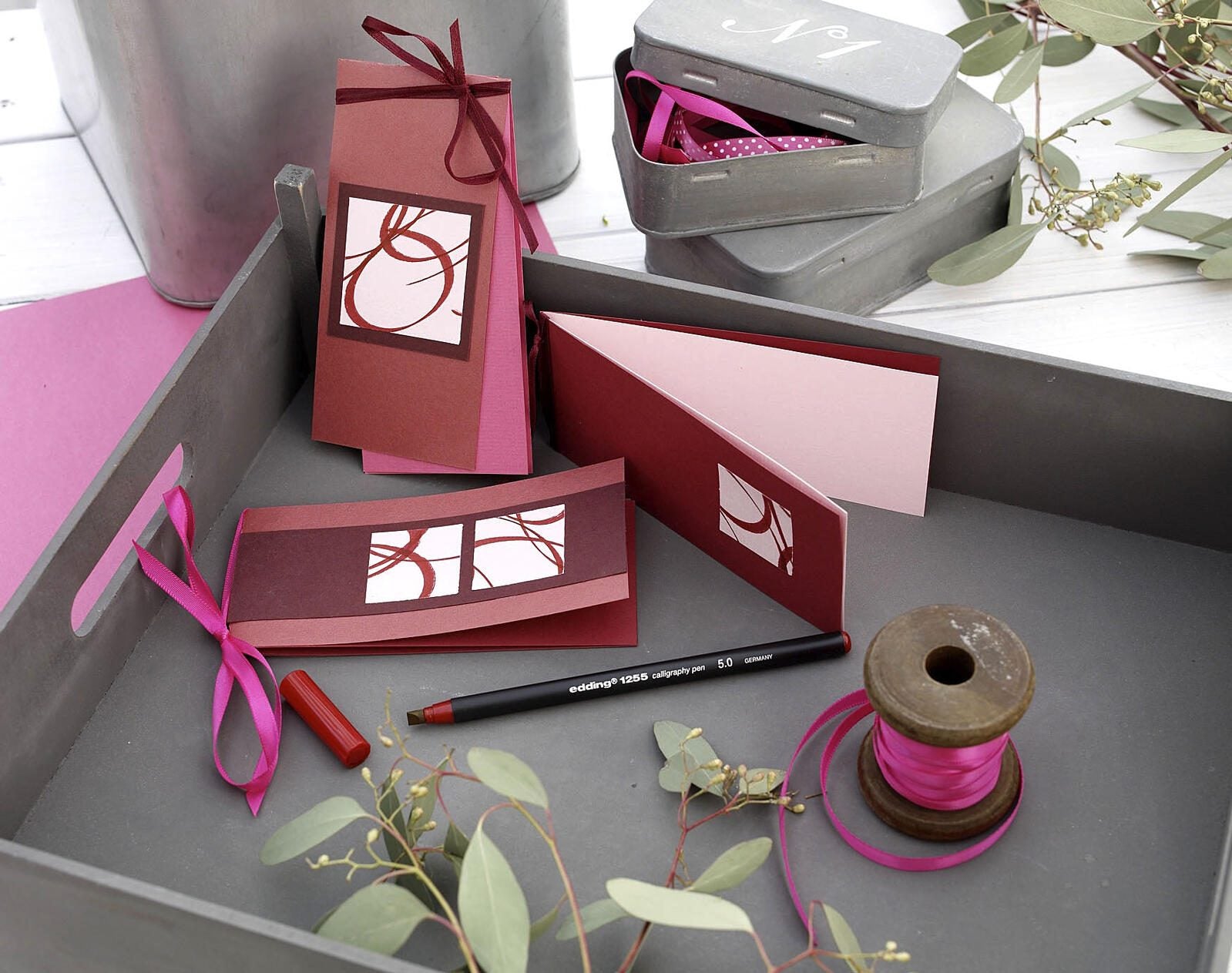 edding Filzstifte Schwarz 2.0 + 3.5 + 5.0 mm