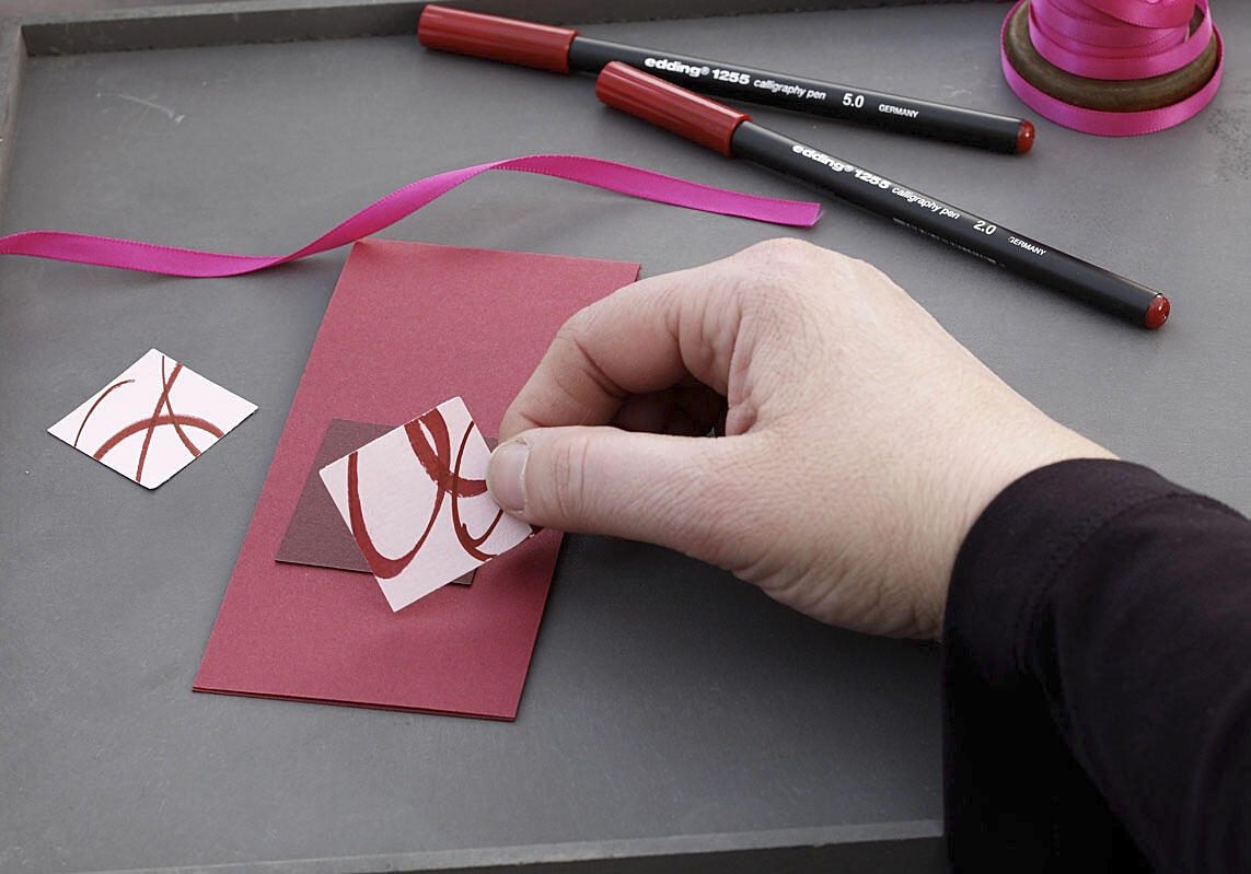 edding Filzstifte Schwarz 2.0 + 3.5 + 5.0 mm