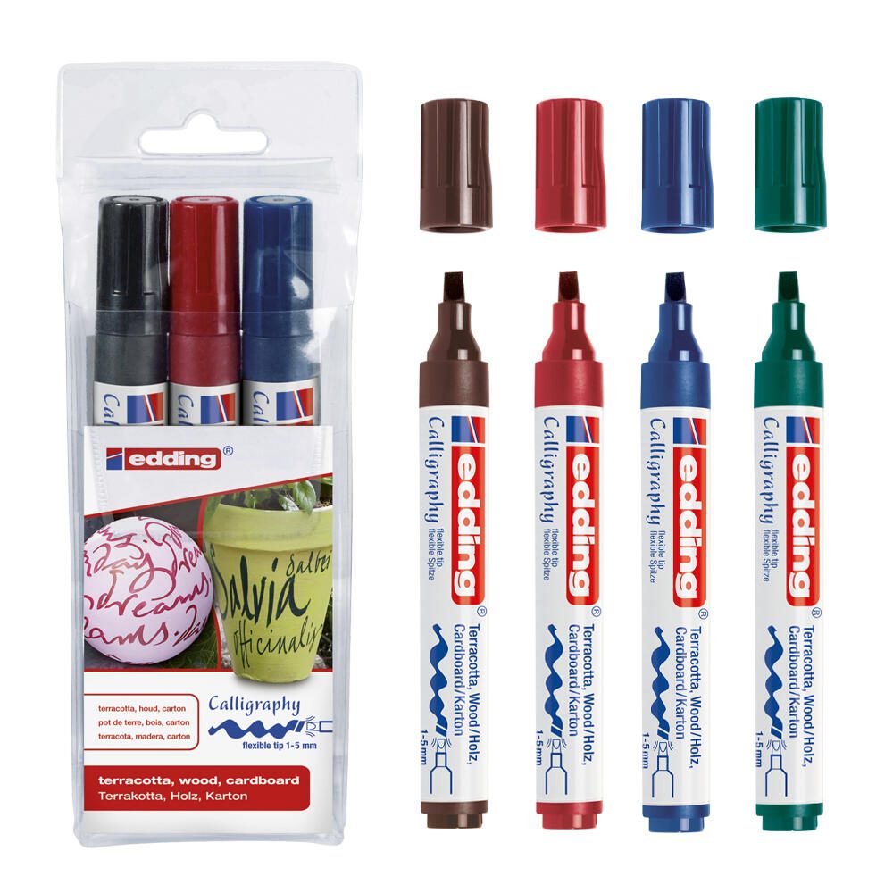 edding 1455 Lackmarker 1.0 - 5.0 mm Braun