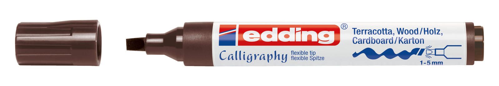edding 1455 Lackmarker 1.0 - 5.0 mm Braun