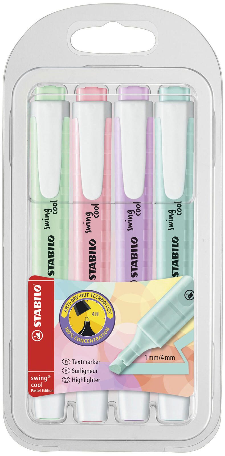 STABILO Swing Cool Textmarker Mehrfarbig