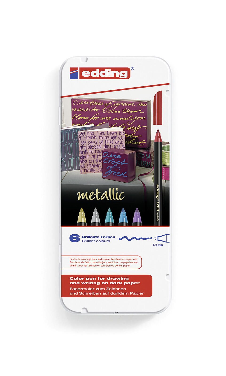 edding Filzstifte Mehrfarbig 1.0 - 3.0 mm