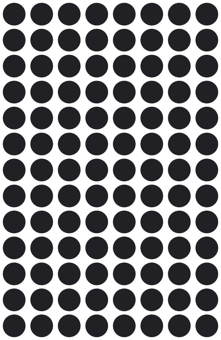 AVERY Zweckform Klebepunkte Ø 8,0 mm schwarz