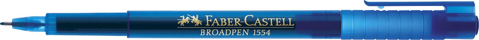 FABER-CASTELL Broadpen Fineliner 0.8 mm Blau
