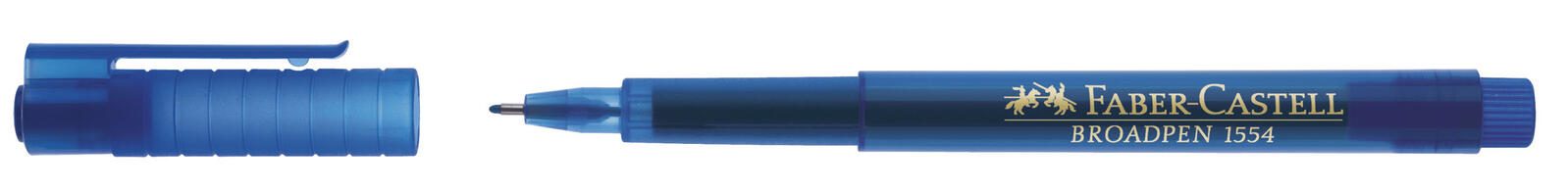 FABER-CASTELL Broadpen Fineliner 0.8 mm Blau