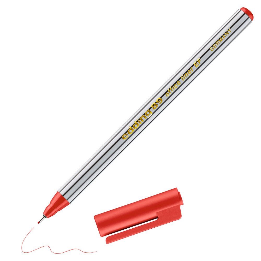 edding 89 Office Liner Fineliner 0.3 mm Rot