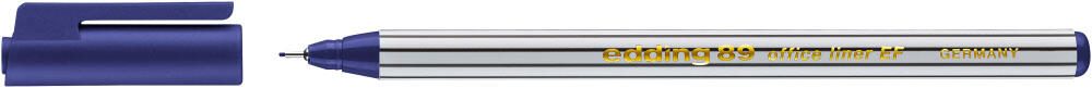 edding 89 Office Liner Fineliner 0.3 mm Blau