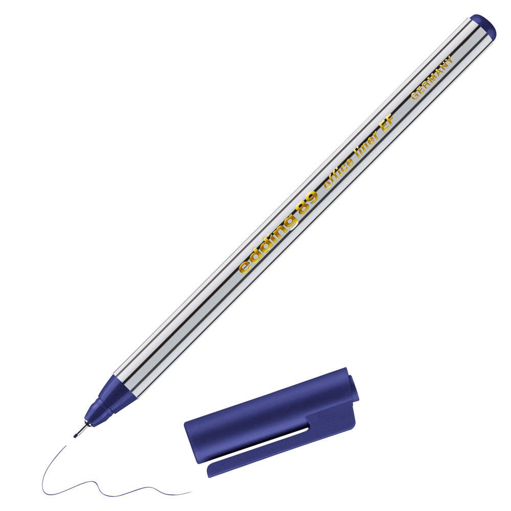 edding 89 Office Liner Fineliner 0.3 mm Blau