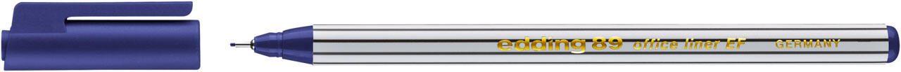 edding 89 Office Liner Fineliner 0.3 mm Blau
