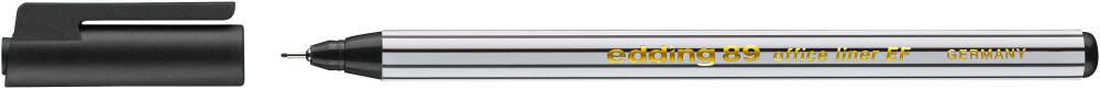 edding 89 Office Liner Fineliner 0.3 mm Schwarz