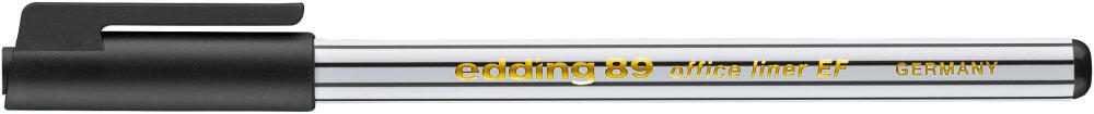 edding 89 Office Liner Fineliner 0.3 mm Schwarz