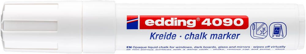 edding 4090 Kreidemarker 4.0 - 15.0 mm Weiß