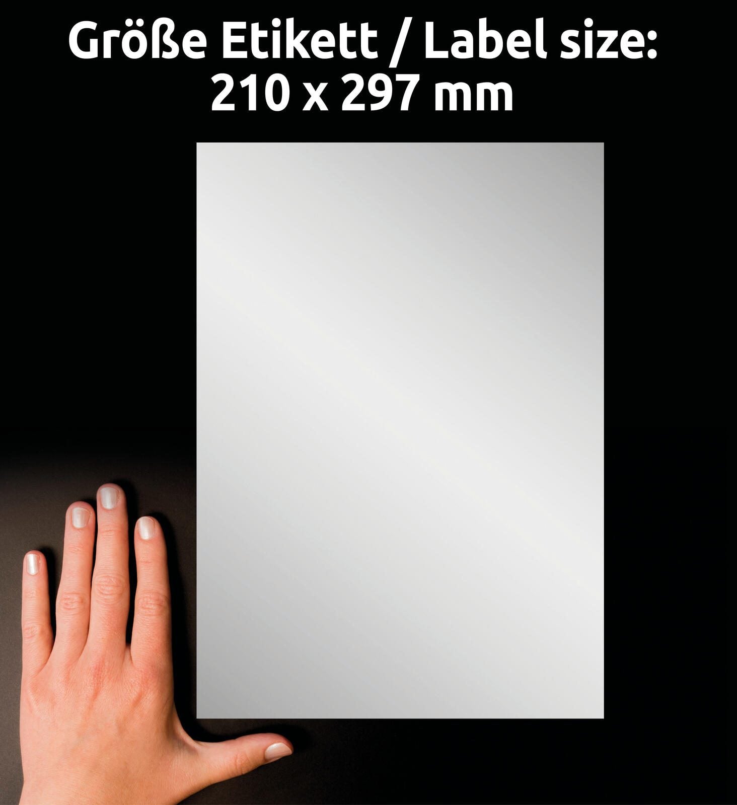 AVERY Zweckform Typenschildetiketten 210,0 x 297,0 mm