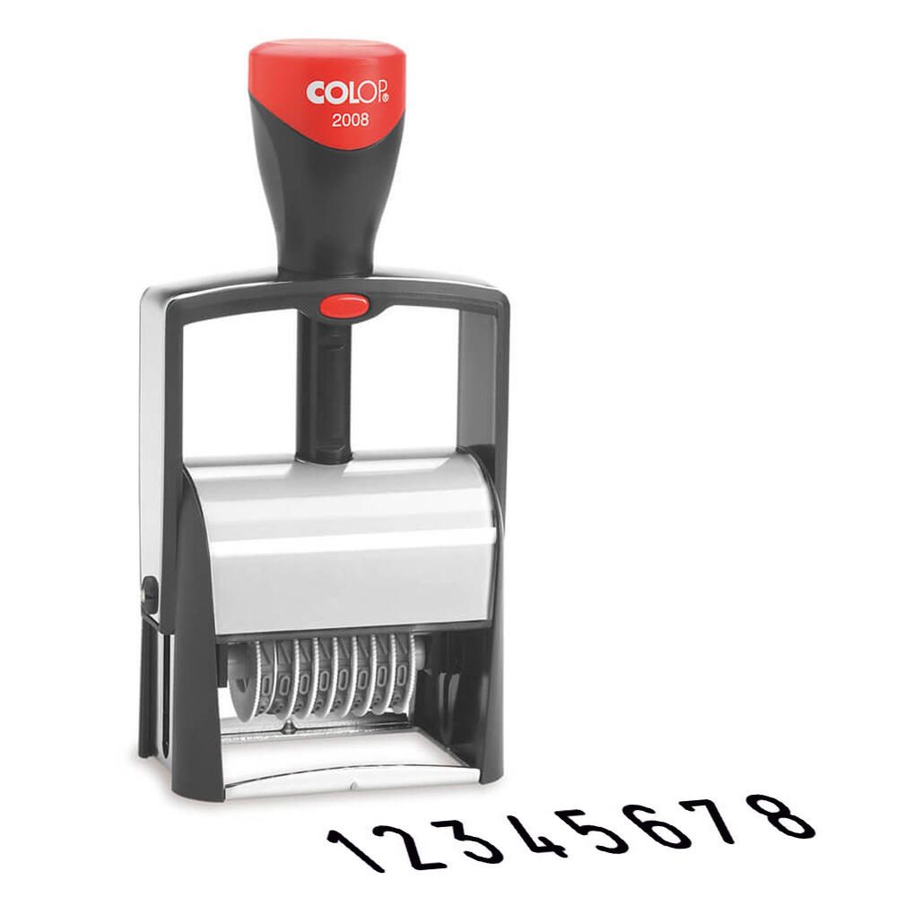 COLOP Ziffernstempel 2008 Microban