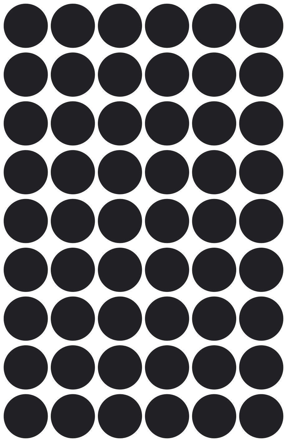 AVERY Zweckform Klebepunkte Ø 12,0 mm schwarz