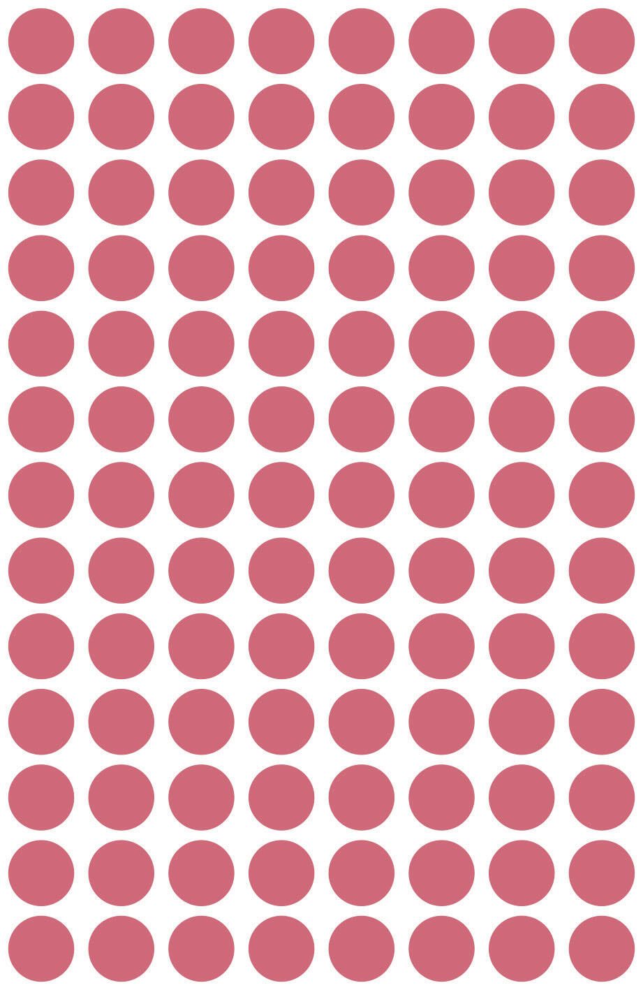 AVERY Zweckform Klebepunkte Ø 8,0 mm leuchtrot