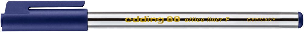 edding 88 Office Liner Fineliner 0.6 mm Blau