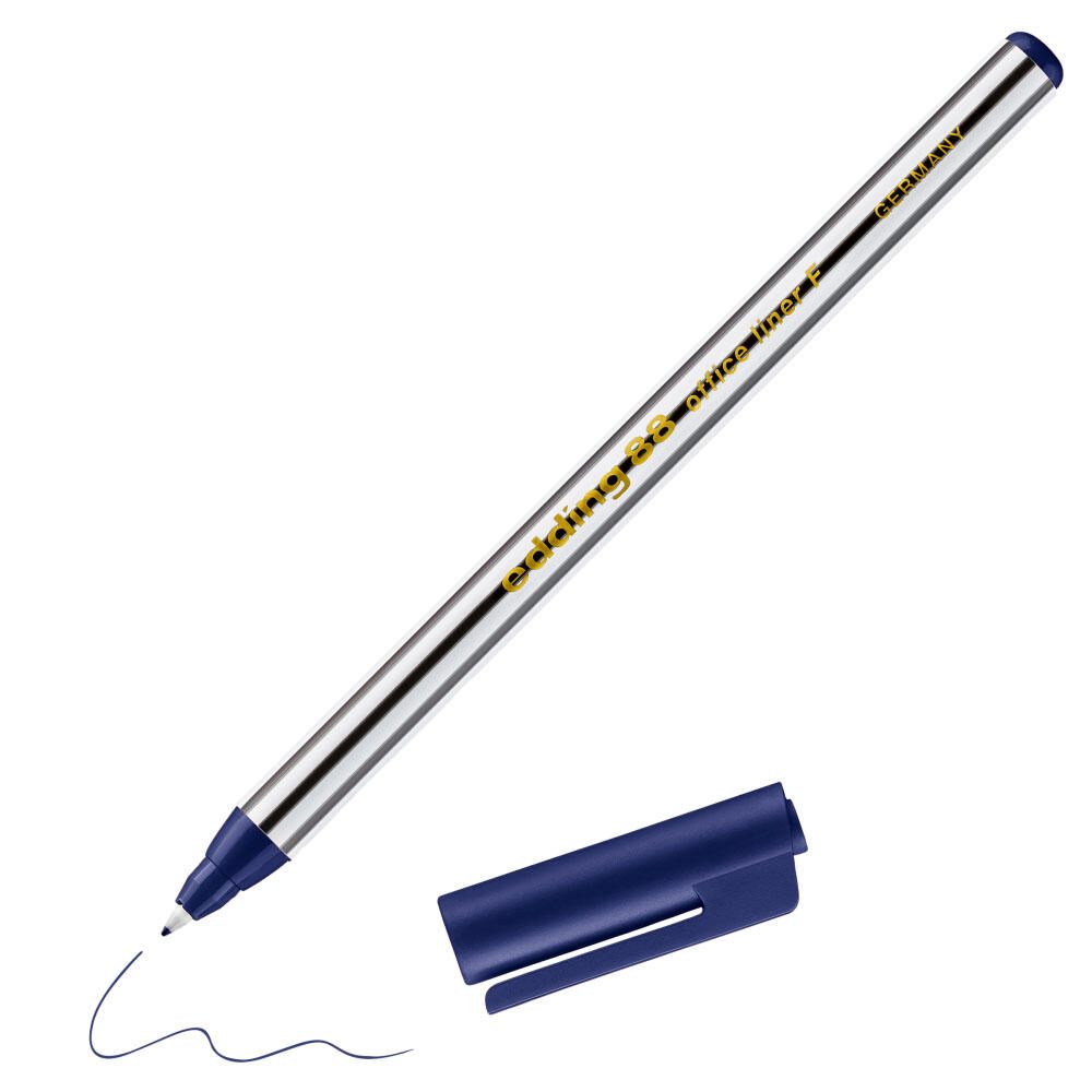 edding 88 Office Liner Fineliner 0.6 mm Blau