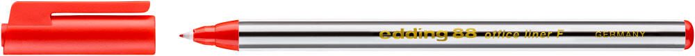 edding 88 Office Liner Fineliner 0.6 mm Rot