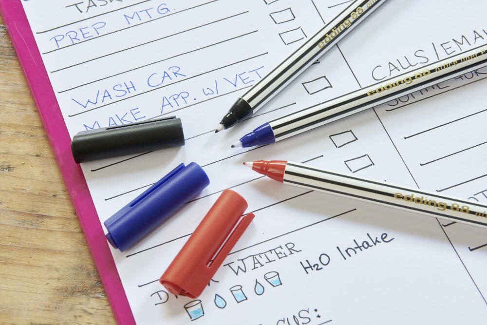 edding 88 Office Liner Fineliner 0.6 mm Rot