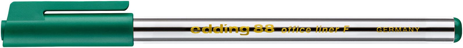 edding 88 Office Liner Fineliner 0.6 mm Grün