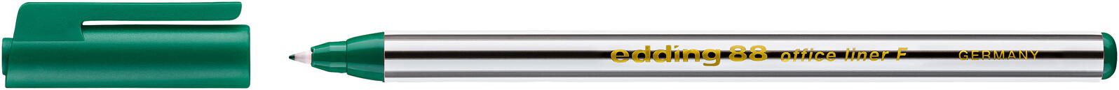 edding 88 Office Liner Fineliner 0.6 mm Grün