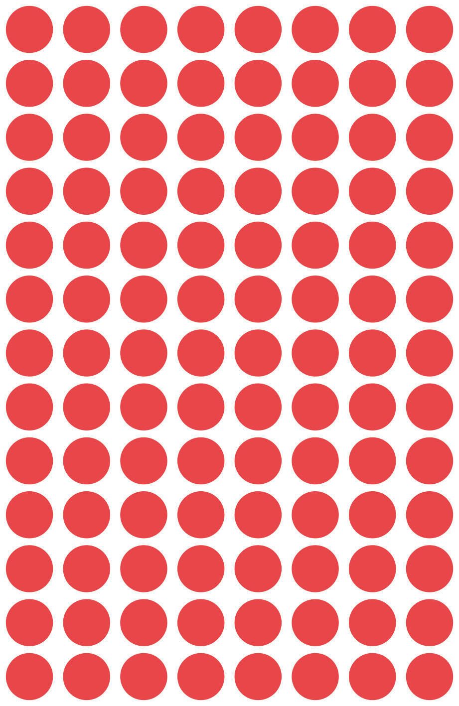 AVERY Zweckform Klebepunkte Ø 8,0 mm rot