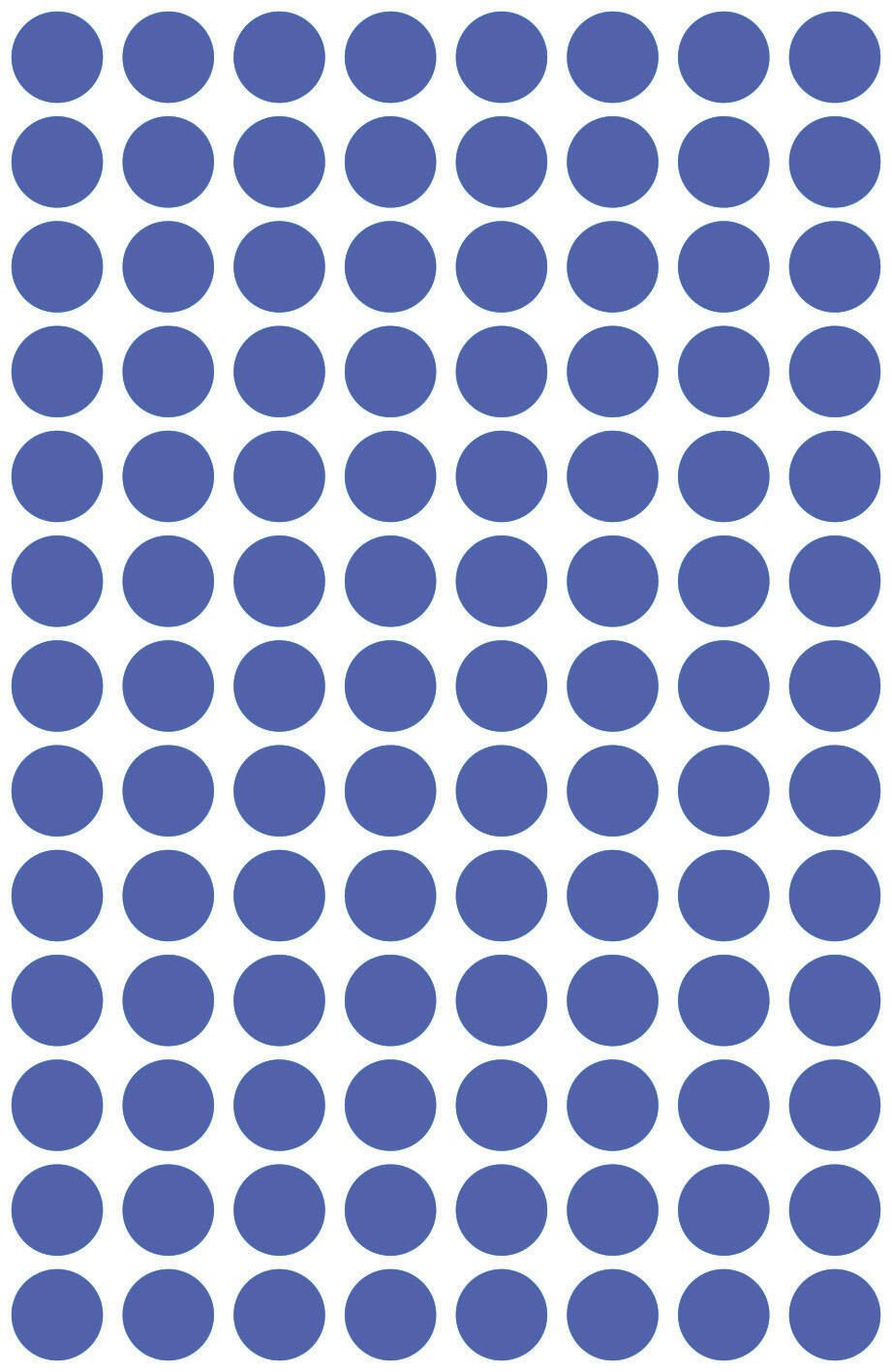 AVERY Zweckform Klebepunkte Ø 8,0 mm blau