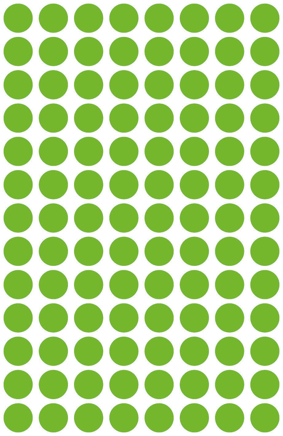 AVERY Zweckform Klebepunkte Ø 8,0 mm grün