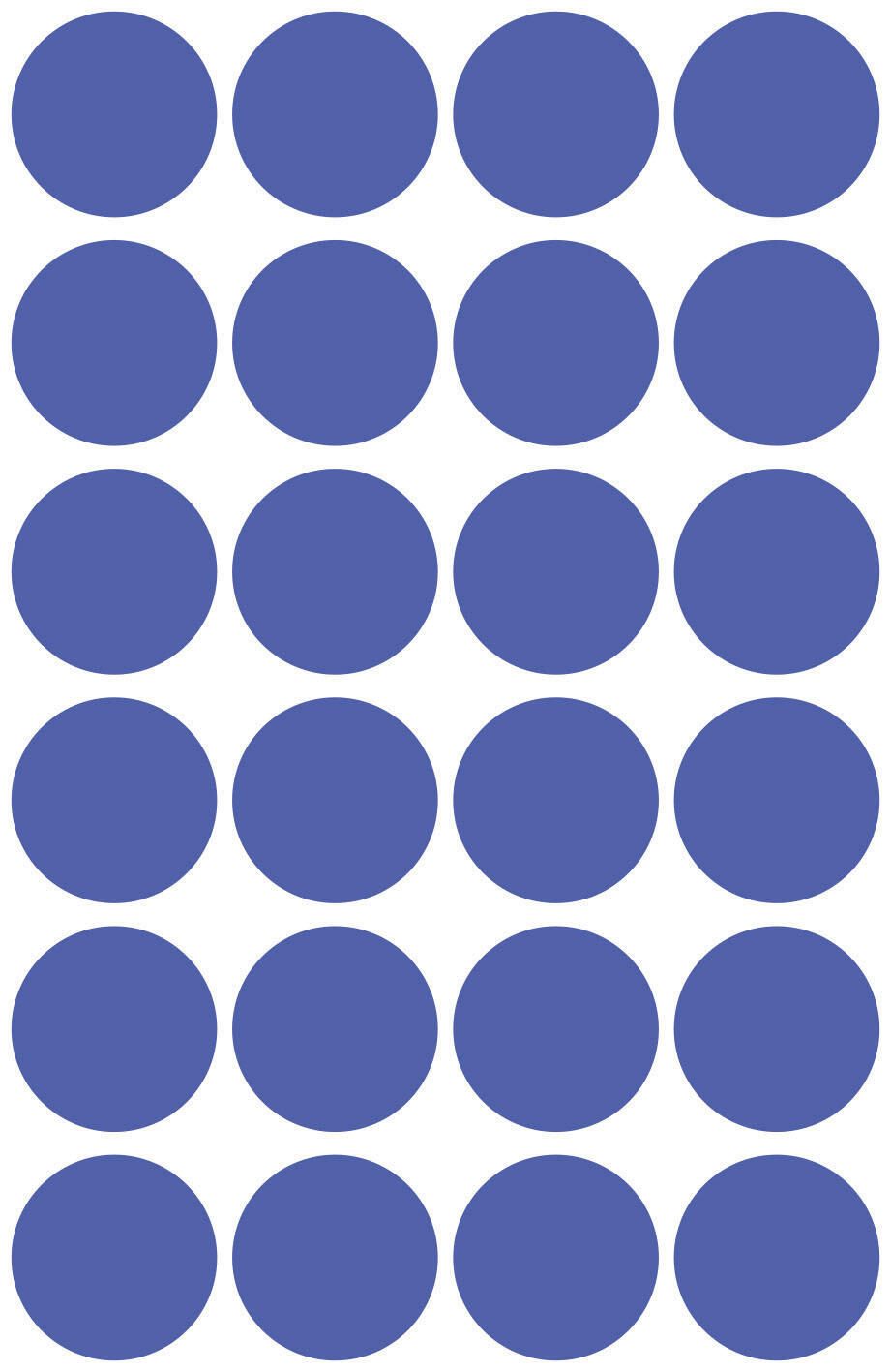 AVERY Zweckform Klebepunkte Ø 18,0 mm blau