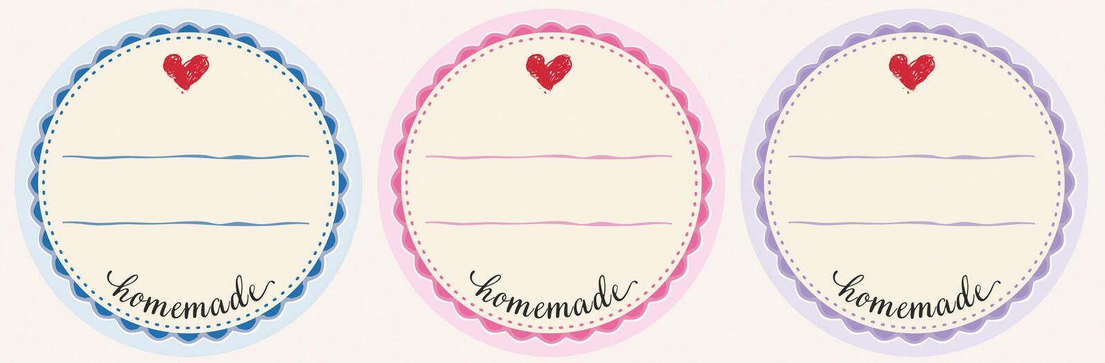 AVERY Zweckform Aufkleber Homemade