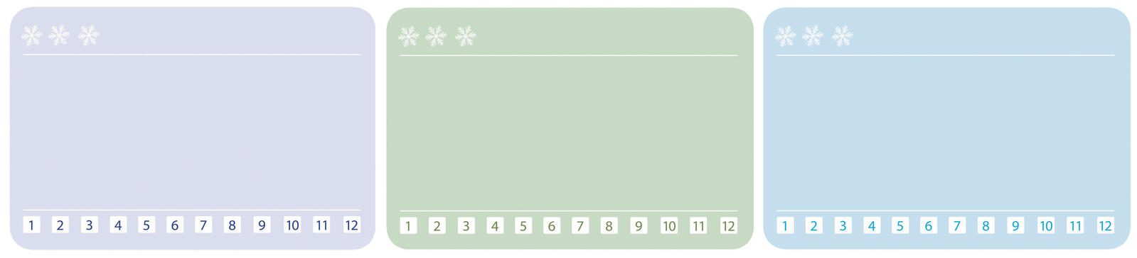AVERY Zweckform Aufkleber Eiskristalle