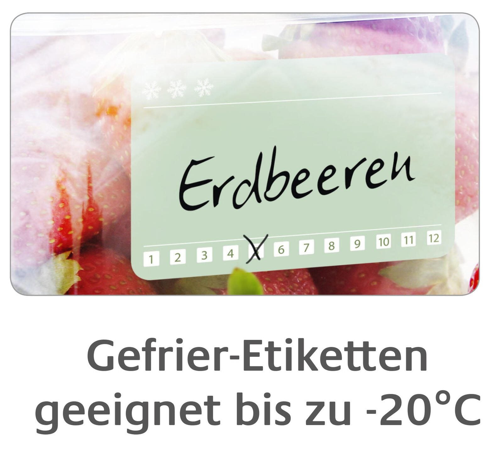 AVERY Zweckform Aufkleber Eiskristalle