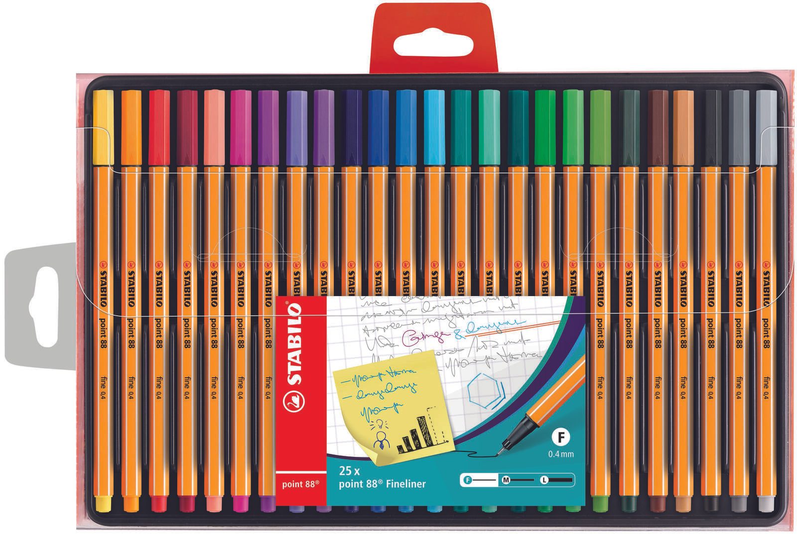 STABILO Point 88 Fineliner 0.4 mm Mehrfarbig