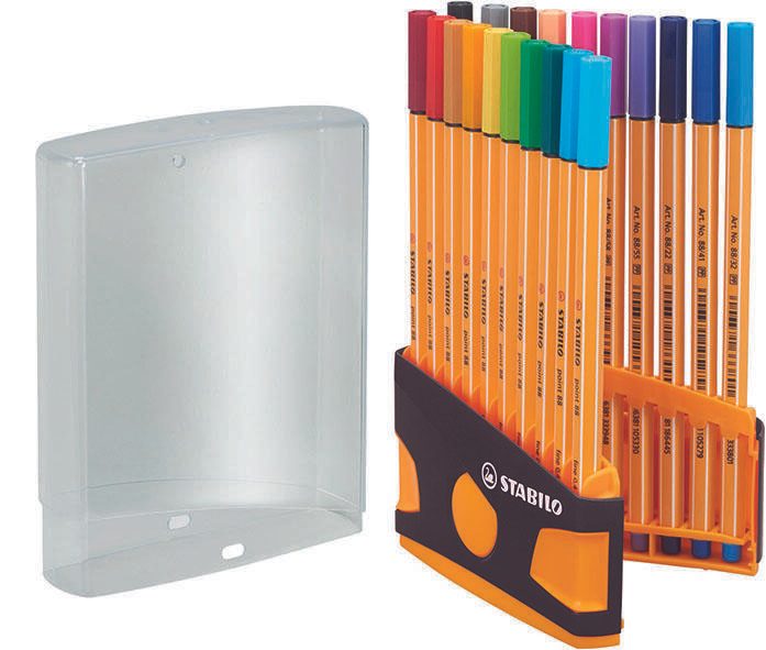 STABILO Point 88 Fineliner 0.4 mm Mehrfarbig
