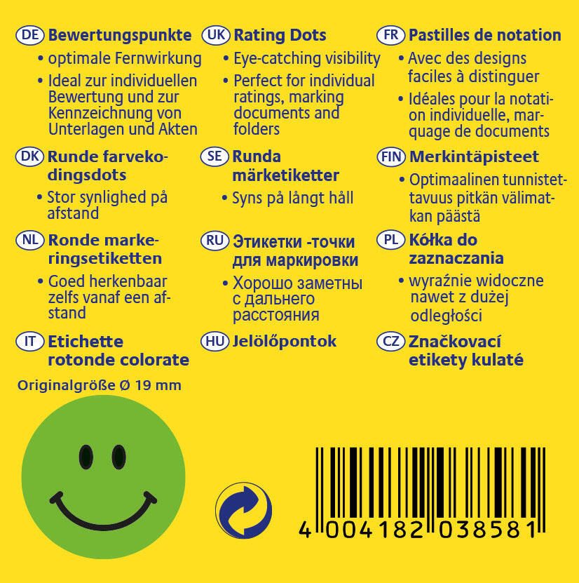 AVERY Zweckform Bewertungspunkte Gesicht