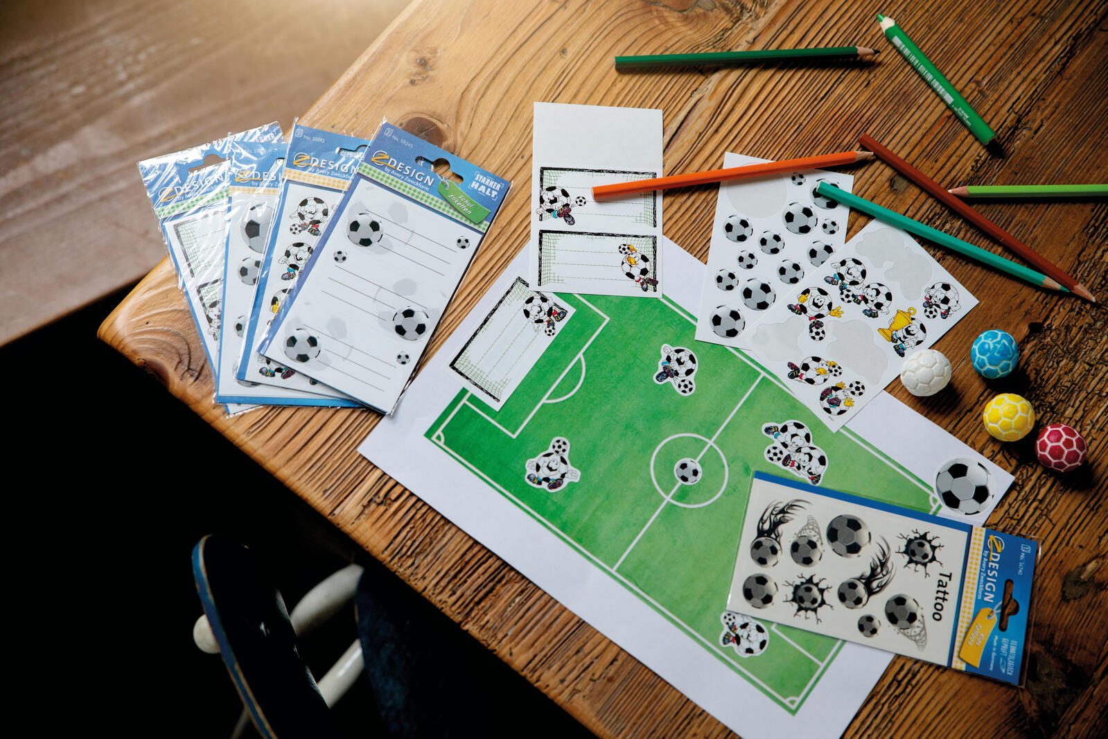 AVERY Zweckform Aufkleber Fussball
