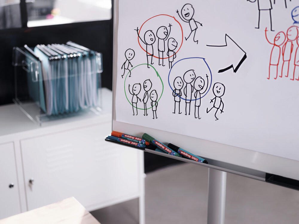 edding 380 Flipchart-Marker 1.5 - 3.0 mm Blau