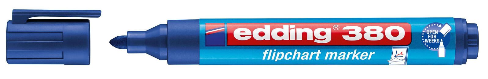 edding 380 Flipchart-Marker 1.5 - 3.0 mm Blau