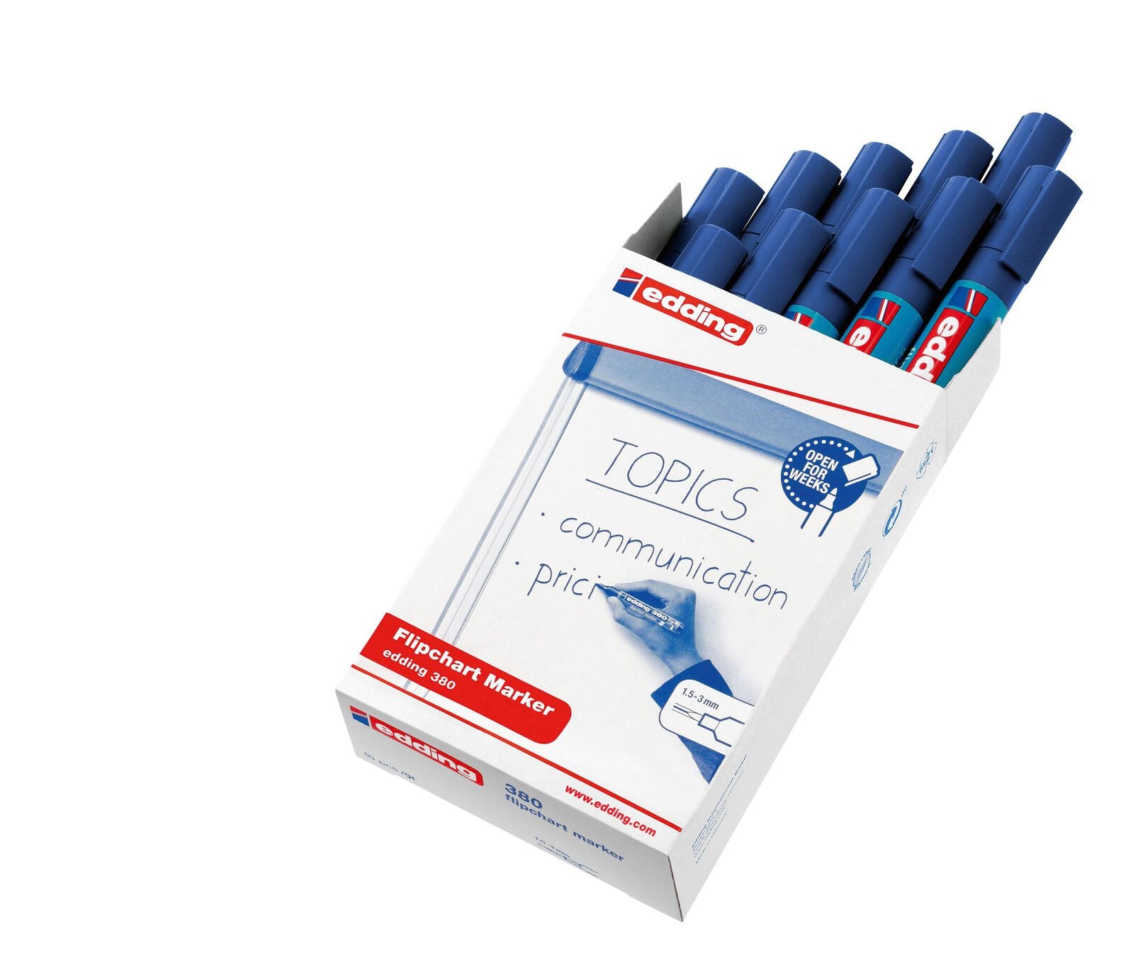 edding 380 Flipchart-Marker 1.5 - 3.0 mm Blau