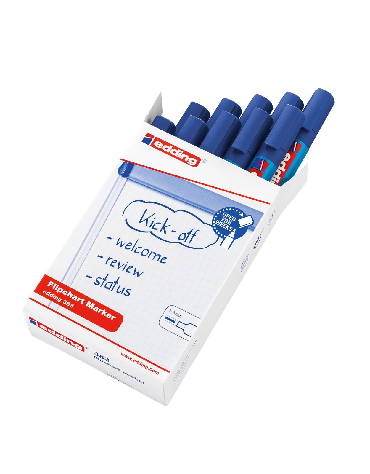 edding 383 Flipchart-Marker 1.0 - 5.0 mm Blau