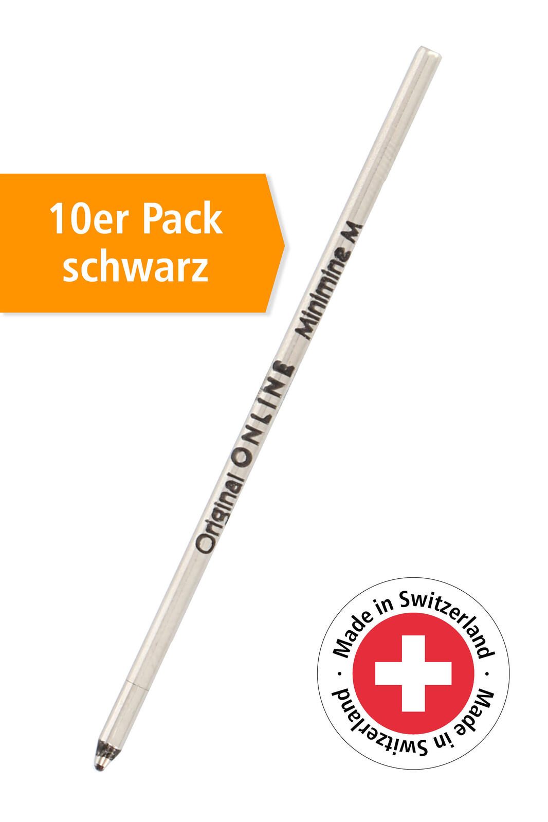 ONLINE® Kugelschreiberminen Schwarz