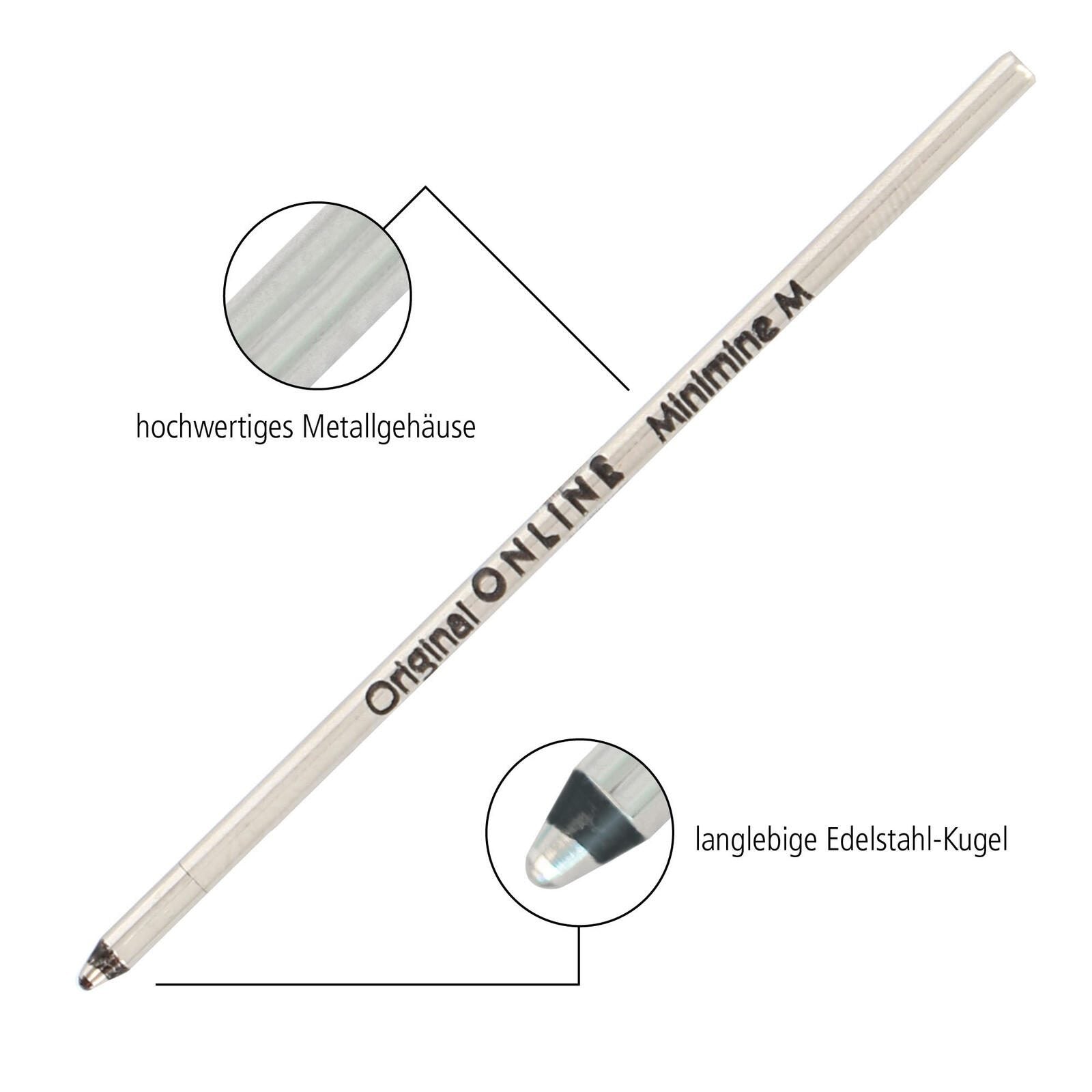 ONLINE® Kugelschreiberminen Schwarz