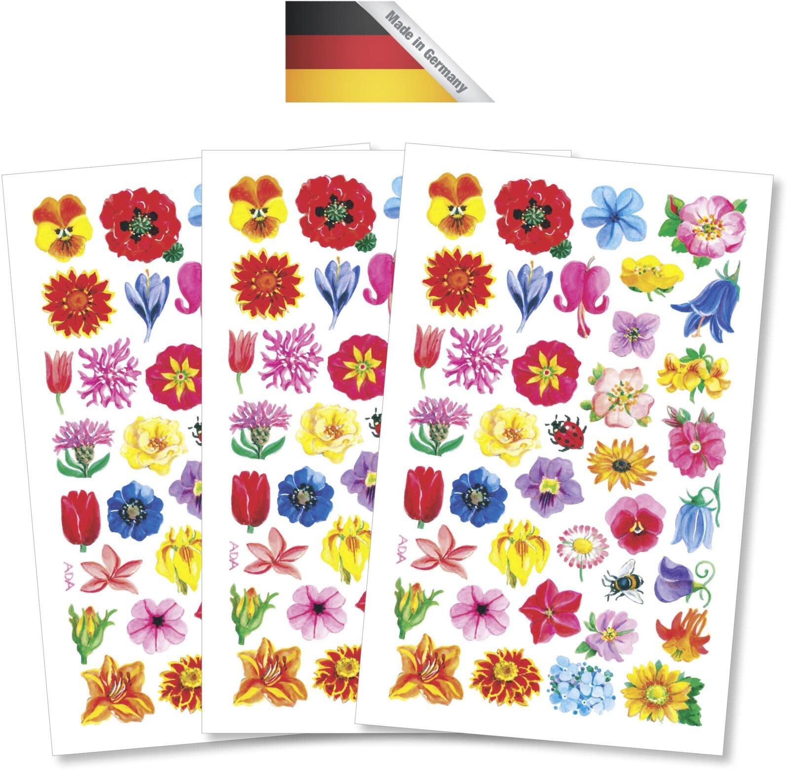 AVERY Zweckform Aufkleber Blumen