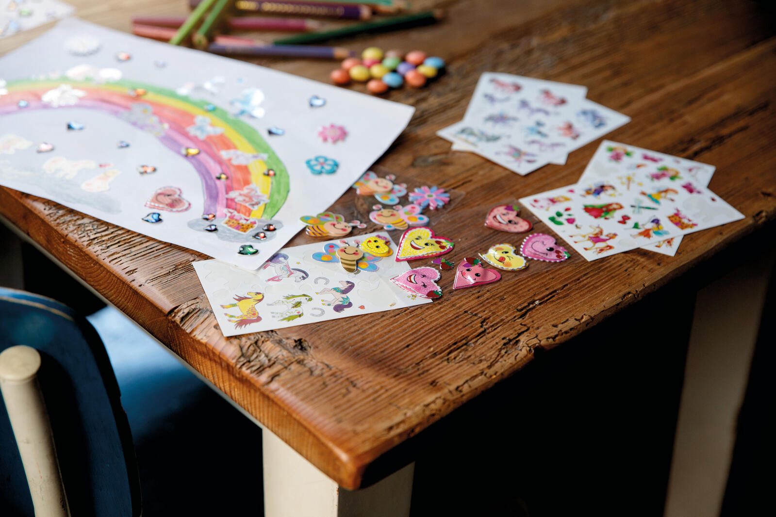 AVERY Zweckform Aufkleber Einhörner