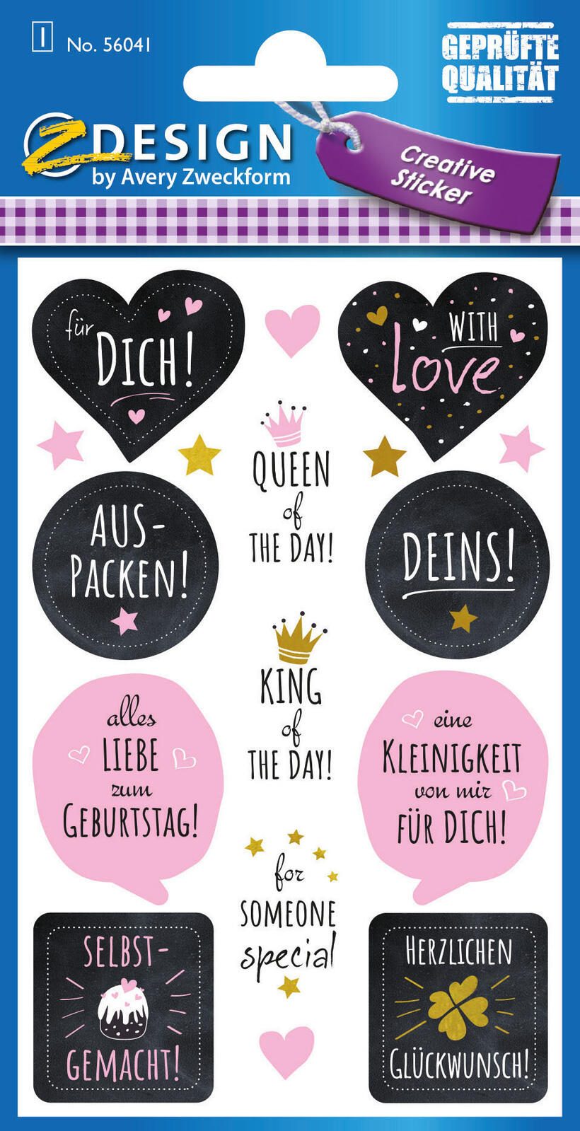 AVERY Zweckform Aufkleber Liebevolle Designs