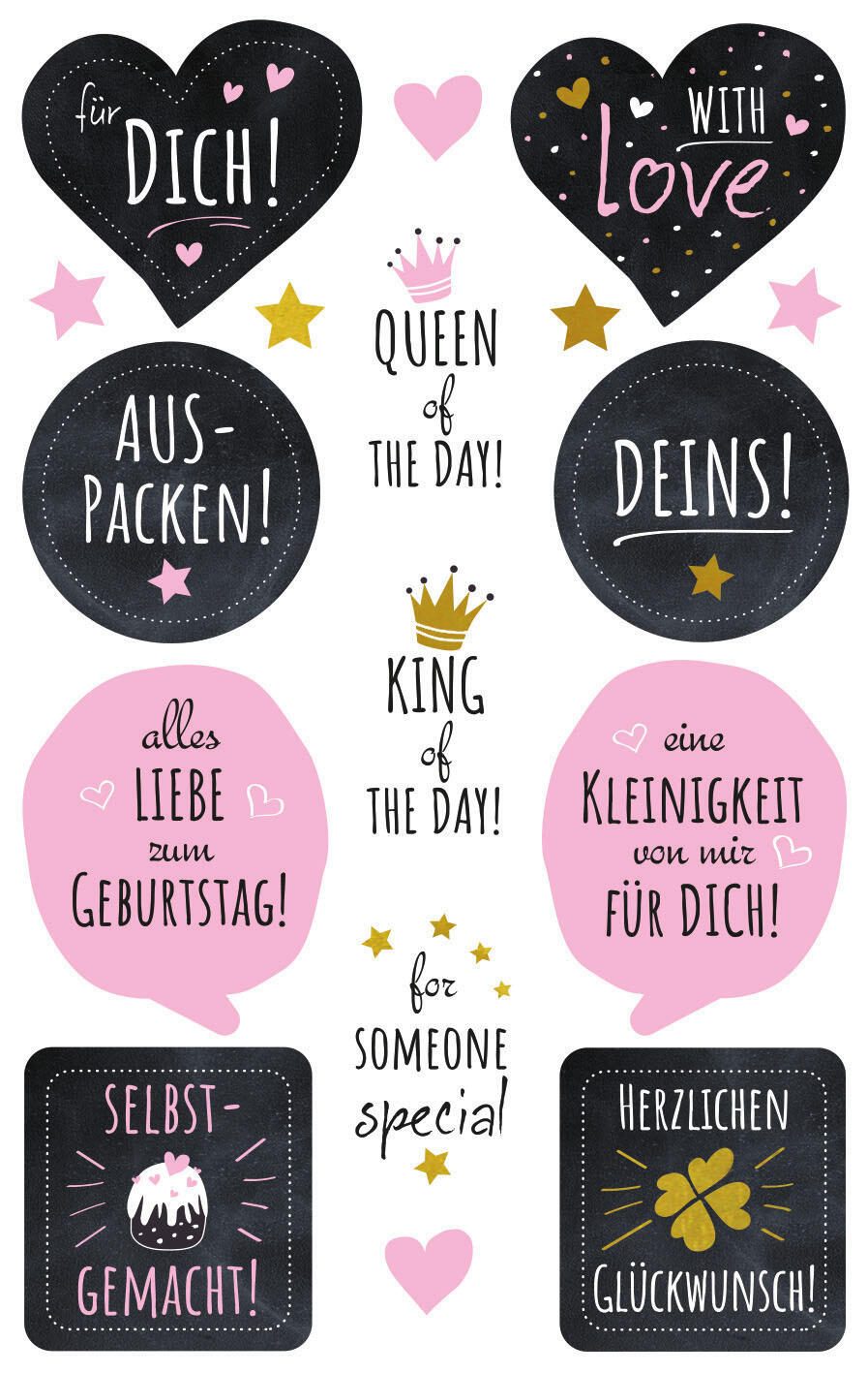 AVERY Zweckform Aufkleber Liebevolle Designs